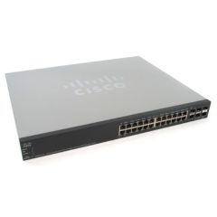 SG500X-24P Cisco Small Business SG500X-24P 24-Ports PoE 10Gb Layer 3 Managed Gigabit Ethernet Switch