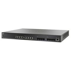 SG500XG-8F8T-K9 Cisco Small Business SG500XG-8F8T 8-Ports 10/100/1000Base-T PoE+ Managed layer-3 Rack-mountable Switch