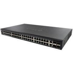 Cisco Small Business SG550X-48P 48-Ports 48 x 10/100/1000 (PoE+) + 2 x 10 Gigabit SFP+ (uplink) + 2 x combo 10GBase-T Layer 3 Managed Rack-mountable Network Switch