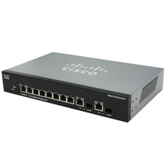 SRW2008-K9-NA-RF Cisco Small Business SG300-10 10-Ports Layer 3 Managed Network Switch