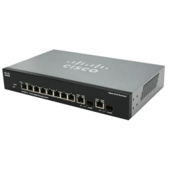 SRW2008-K9-RF Cisco Small Business SG300-10 10-Ports Managed Gigabit Switch