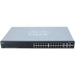 SRW2024P-K9 Cisco Small Business SG300-28P 28-Ports Gigabit PoE Managed Switch