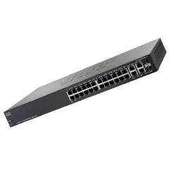 SRW224G4-K9 Cisco Small Business SRW224G4 24-Ports 10/100Mbps PoE 4 x Gigabit Ethernet Managed Switch