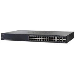 SRW224G4P-K9-NA Cisco Small Business SRW224G4P 24-Ports 10/100 POE 2-Port 10/100/1000 Ethernet Switch