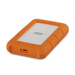 STFR2000400 LaCie Rugged USB-C 2TB External USB 3.1 Gen1 Portable Hard Drive
