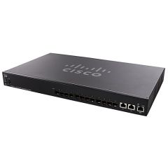 SX550X-12F-K9-NA-RF Cisco SX550X-12F 12-Ports 12 x 10 Gigabit SFP+ + 2 x Combo 10 Gigabit SFP+ Layer 2 Managed Rack-Mountable Network Switch