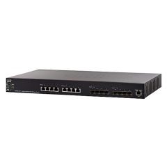 SX550X-16FT-K9-NA-RF Cisco SX550X-16FT 16-Ports 8 x 10GBase-T + 8 x 10 Gigabit SFP+ Layer 3 Managed Rack-Mountable Network Switch