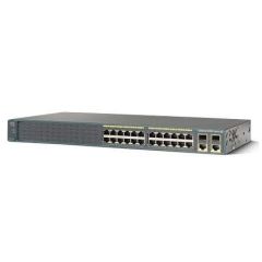 WS-C2960+24PC-L Cisco Catalyst 2960+24PC-L 24-Ports Managed Rack-mountable 1U Network Switch