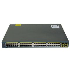 Cisco Catalyst 2960-48PST-L 48-Ports 48 x 10/100 (PoE) + 2 x SFP + 2 x 10/100/1000 Managed Rack-mountable 1U Network Switch