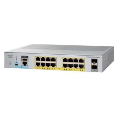 WS-C2960LV1-16TS-LL Cisco Catalyst 2960L 16-Ports 16 x 10/100/1000 + 2 x Gigabit SFP Uplink Managed Rack-Mountable Network Switch