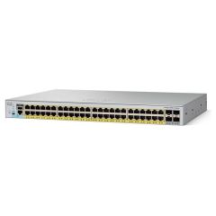 Cisco Catalyst 2960L-48PQ-LL 48-Ports 48 x 10/100/1000 (PoE+) + 4 x 10 Gigabit SFP+ Managed Rack-mountable 1U Network Switch