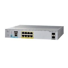 WS-C2960LV6-8PS-LL Cisco Catalyst 2960 8-Ports 8 x 10/100/1000 + 2 x Gigabit SFP Uplink PoE+ Managed Rack-Mountable Network Switch