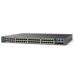 WS-C2960S-48TD-L Cisco Catalyst C2960S-48TD-L 48-Ports SFP+ Layer 2 Managed Rack-mountable 1U Network Switch