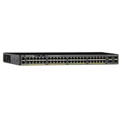 WS-C2960X-48TS-LL Cisco Catalyst C2960X-48TS-LL 48-Ports 2 x 1G SFP Layer 2 Managed Rack-mountable 1U Network Switch