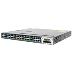 WS-C3560XV6-48P-S Cisco Catalyst 3560X-48P-S 48-Ports PoE+ Layer 3 Managed Rack-mountable 1U Network Switch
