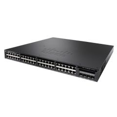 Cisco Catalyst 3650-12X48FD-E 48-Ports 36 x 10/100/1000 (PoE) + 12 x 100/1000/2.5G/5G/10G (PoE) + 2 x 10 Gigabit 2 SFP+ Layer 3 Managed Rack-mountable 1U Network Switch