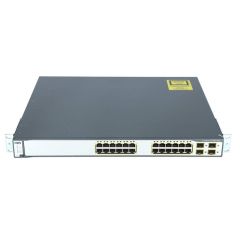 WS-C3750GV6-24TS-S1U Cisco Catalyst 3750G-24TS-S1U 24-Ports Layer 3 Managed Rack-Mountable 1U Gigabit Switch