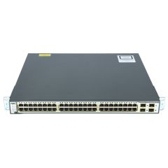 Cisco Catalyst 3750G-48PS-S 48-Ports PoE Layer 3 Managed Rack-Mountable Network Switch