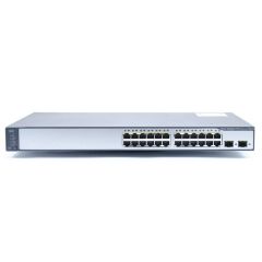 WS-C3750V6-24PS-S Cisco Catalyst 3750V2-24PS-S 24-Ports Layer 3 Managed Rack-mountable Switch