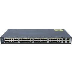 Cisco Catalyst 3750V2-48TS-E 48-Ports 4 x SFP Layer 3 Managed Rack-mountable 1U Network Switch