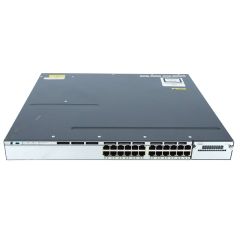 WS-C3750XV6-24T-E Cisco Catalyst 3750X-24T-E 24-Ports Layer 3 Managed Rack-mountable 1U Network Switch