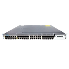 WS-C3750X-48P-L Cisco Catalyst 3750X-48P-L 48-Ports PoE+ Layer 2 Managed Rack-mountable 1U Network Switch