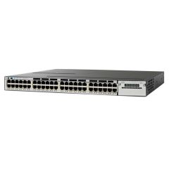 WS-C3750X-48U-E Cisco Catalyst 3750X-48U-E 48-Ports UPoE Layer 3 Managed Rack-mountable 1U Network Switch