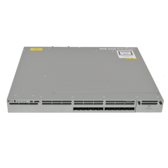 WS-C3850-12S-E Cisco Catalyst 3850-12S-E 12-Ports SFP Layer 3 Managed Rack-mountable 1U Network Switch