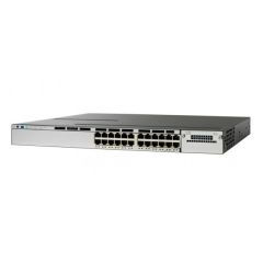 WS-C3850V6-24PW-S Cisco Catalyst C3850-24PW-S 24-Ports Layer 3 Rack-mountable 1U Network Switch
